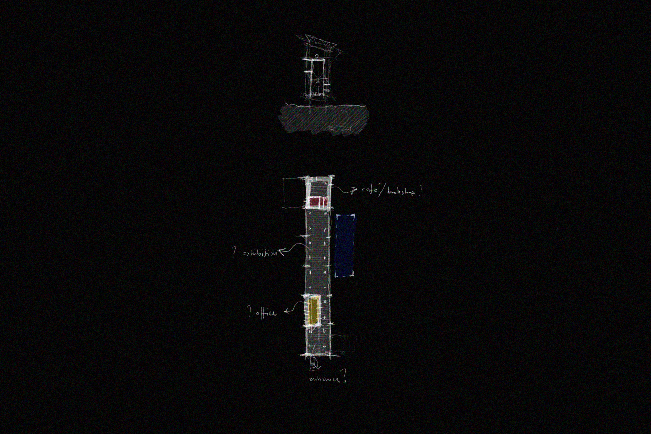 concept sketch of the pavilion